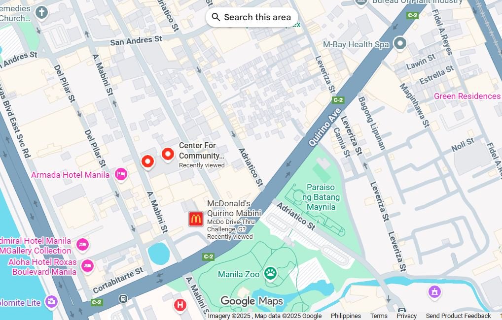 Google Map Location